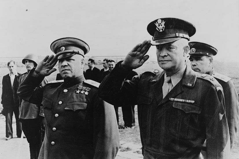 Zhukov y Eisenhower (1945)