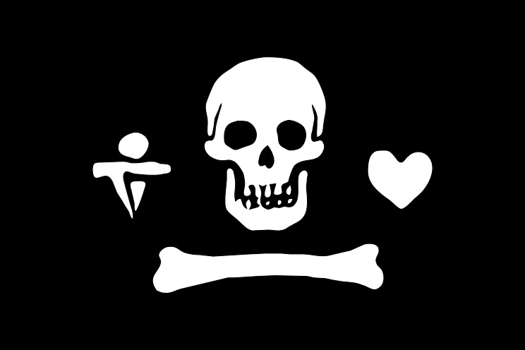 Historia de la bandera pirata Jolly Roger (la de las tibias y la