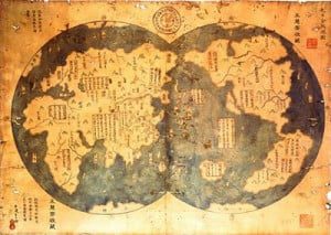 mapa Zheng He