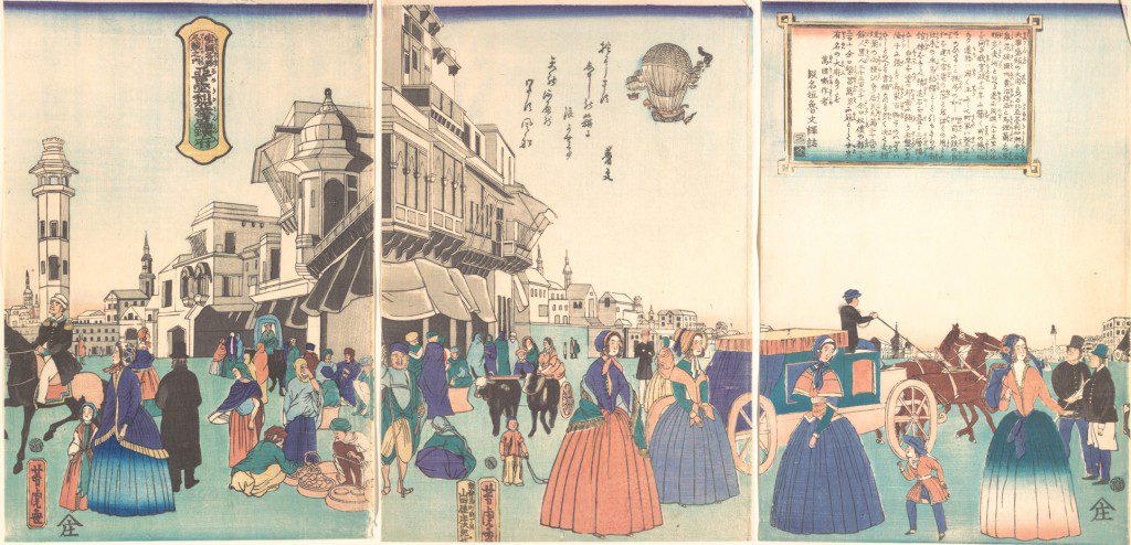 Occidente visto por los japoneses del XIX