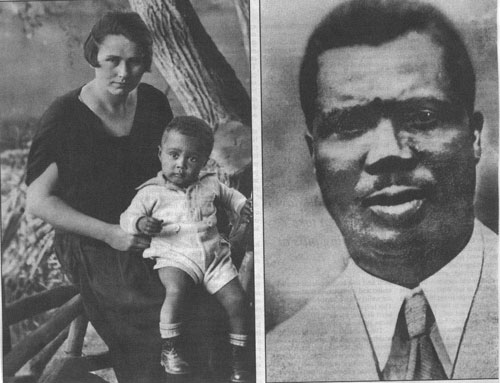 Hans Massaquoi y sus padres