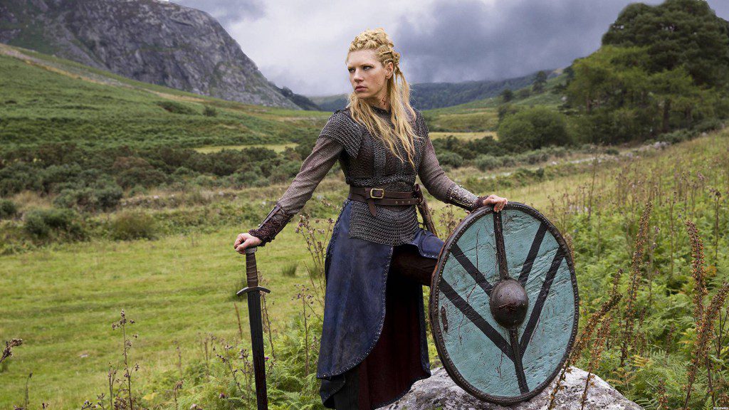 Lagertha (protagonizada en la serie Vikings por Katheryn Winnick)