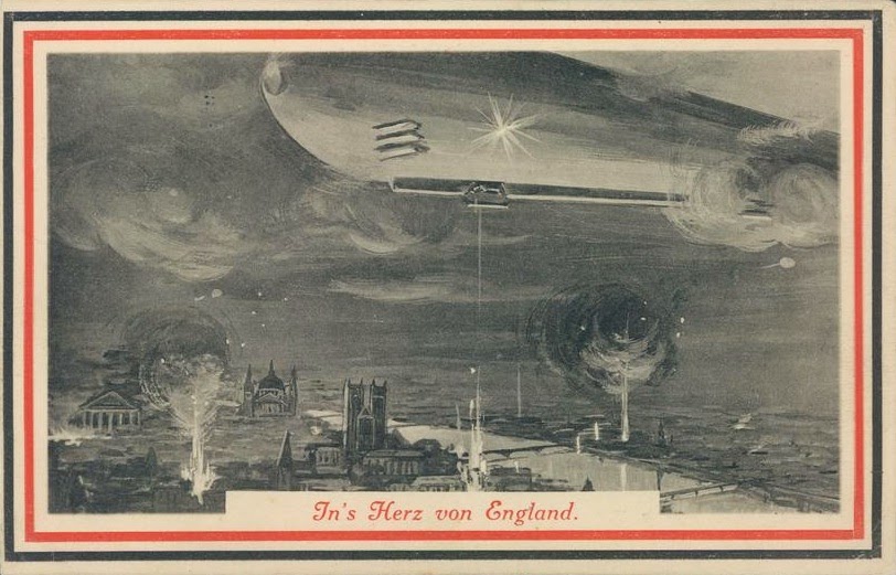 German-Zeppelin-over-London