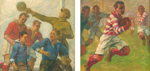 Pinturas presentadas en los Juegos de Amsterdam 1928