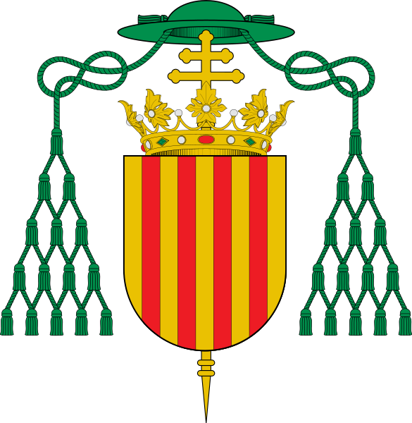 Escudo de Sancho de Aragón (arzobispo de Toledo)